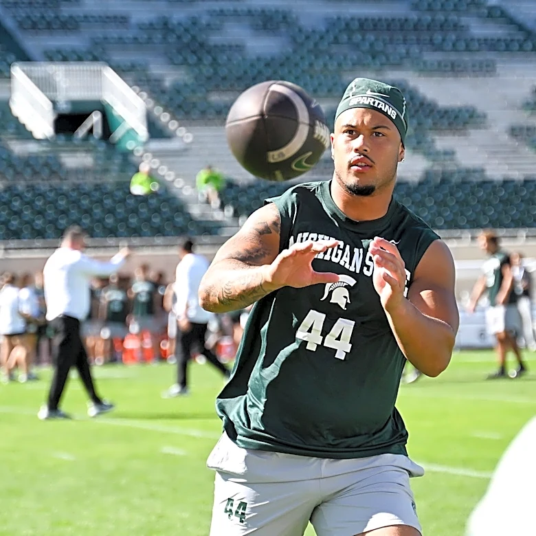 Michigan State LB Caleb Wheatland on his incoming increased role