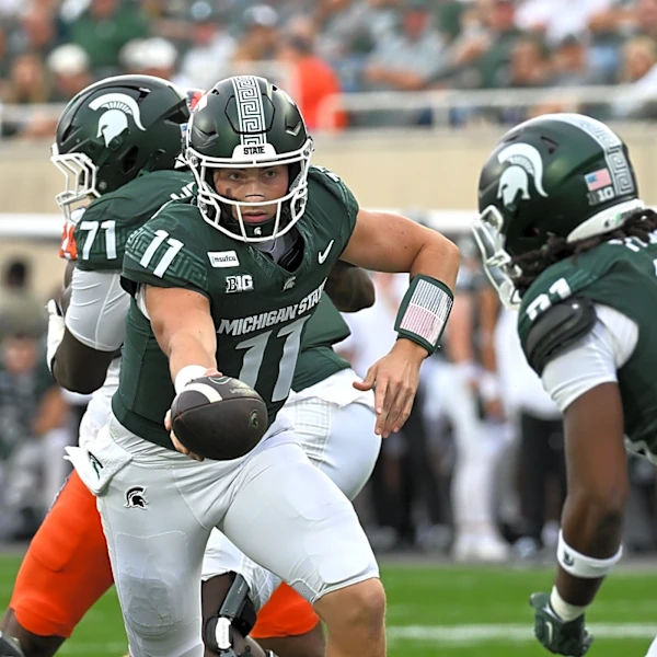 Michigan State QB Alessio Milivojevic previews Northwestern matchup