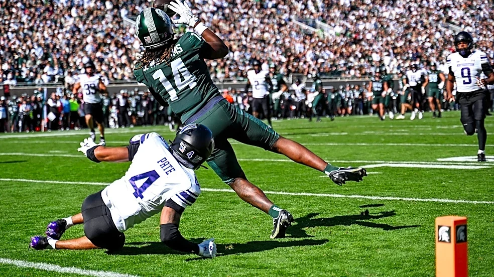 PFF ranks Michigan State's top five offensive players vs. Northwestern