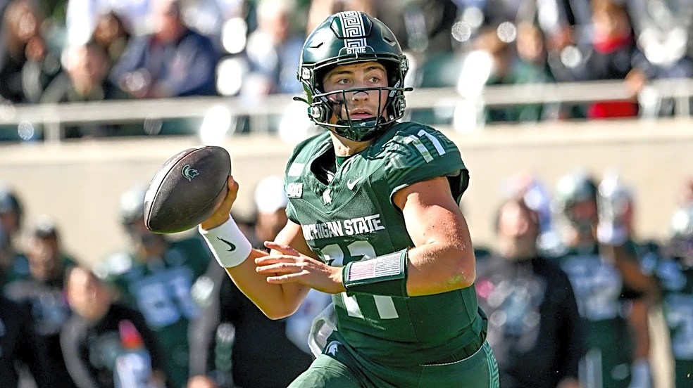 Pair of key MSU football offensive players listed as questionable vs. UCLA