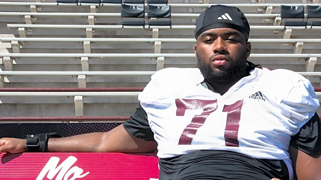 King Large thriving with Missouri State football, with supportive family nearby