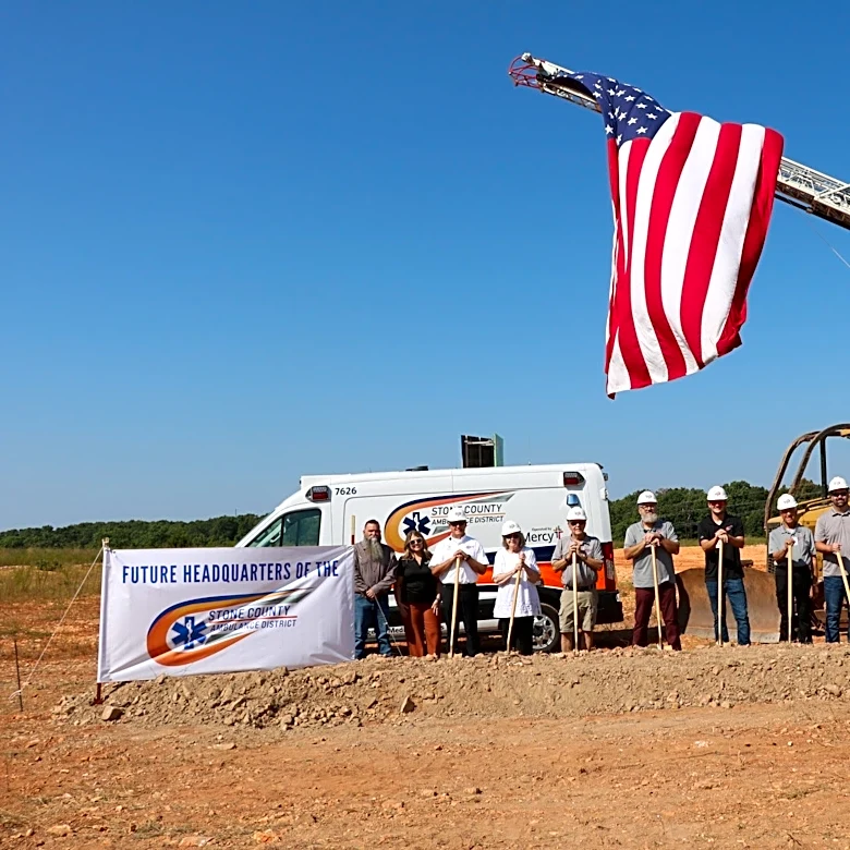 Stone County ambulance district breaks ground on headquarters