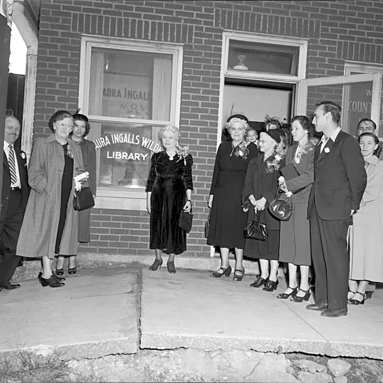 From the Darkroom shows Laura Ingalls Wilder being honored in 1951