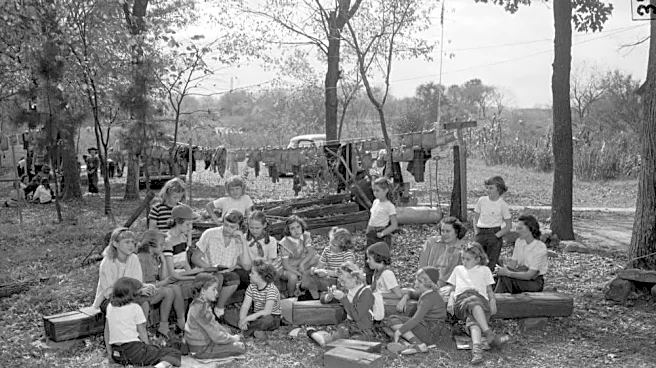 From the Darkroom shows Brownies at Camp Burgisota on 1950 play day