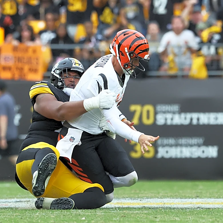 Steelers Derrick Harmon reveals Keeanu Benton advice before sack