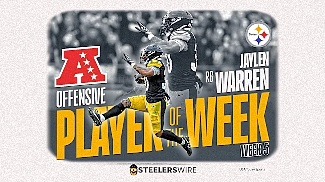 Jaylen Warren wins AFC Player of the Week after career day vs. Colts