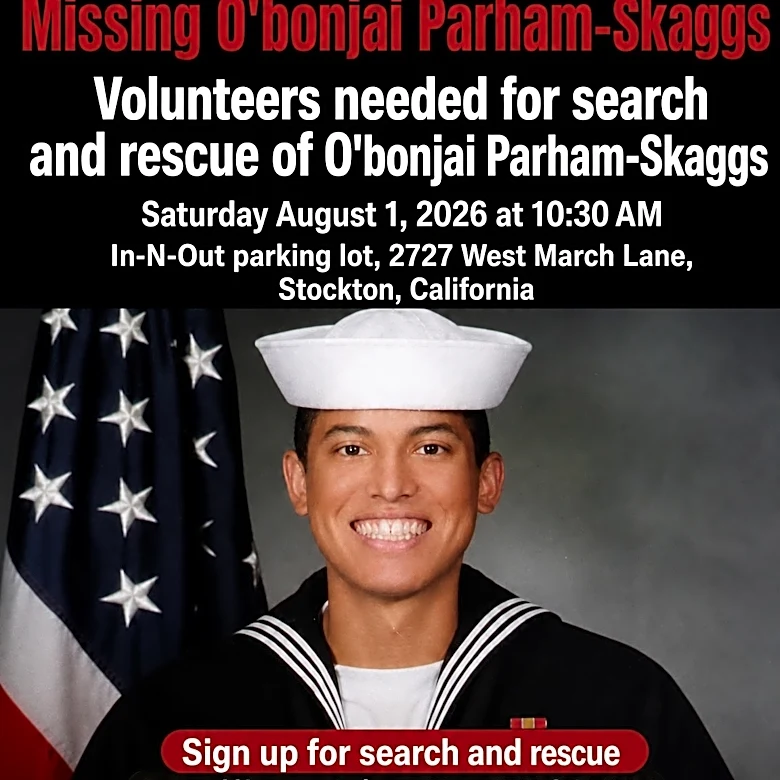 Stockton family seeks volunteers for search, rescue of missing Navy veteran