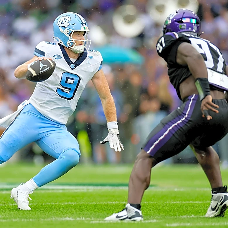UNC showcases sizable QB upgrade during Saturday upset of TCU