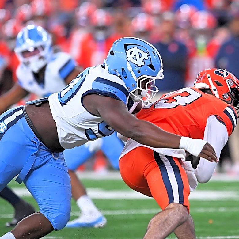 Two UNC football standouts earn weekly ACC honors for win over TCU