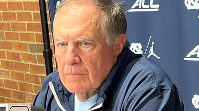 Bill Belichick speaks after UNC football's loss to Clemson