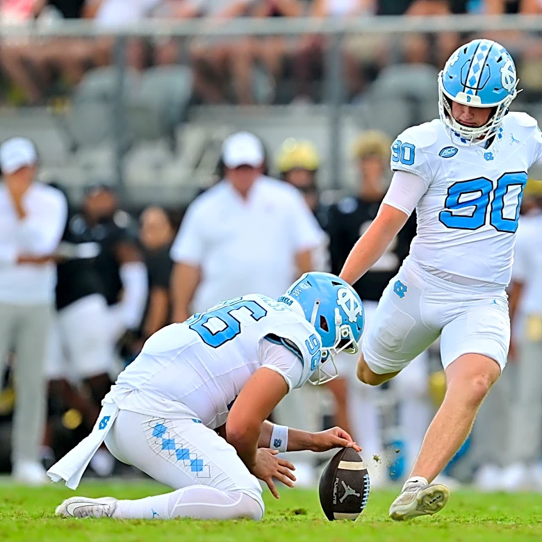 UNC football gets good news regarding placekicker