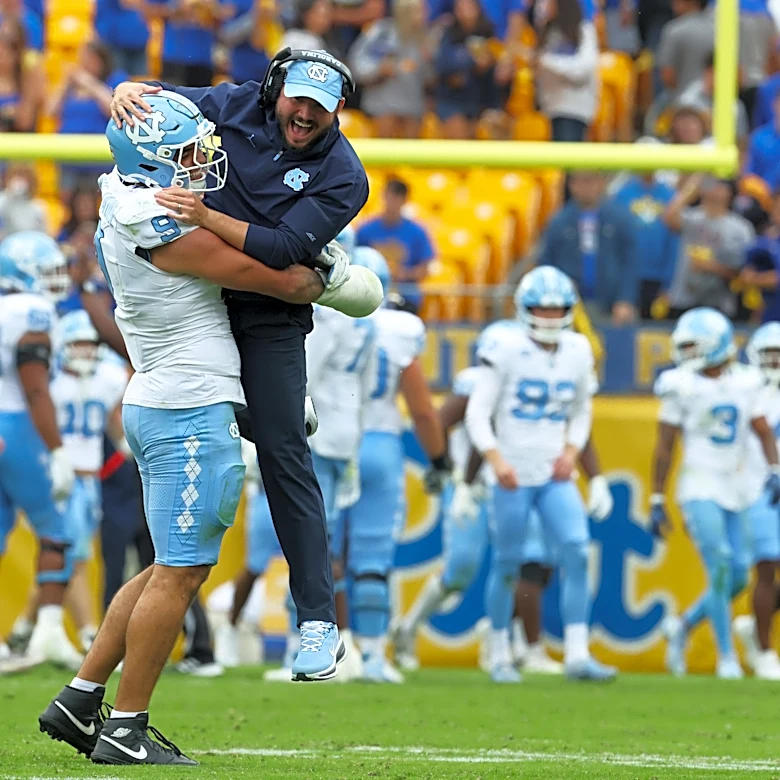 Ranked upset win helps UNC gain votes in latest football Coaches' Poll