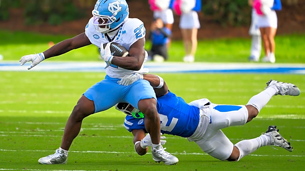 UNC jumps into Top 40 of USA TODAY Sports' Week 7 CFB re-rank