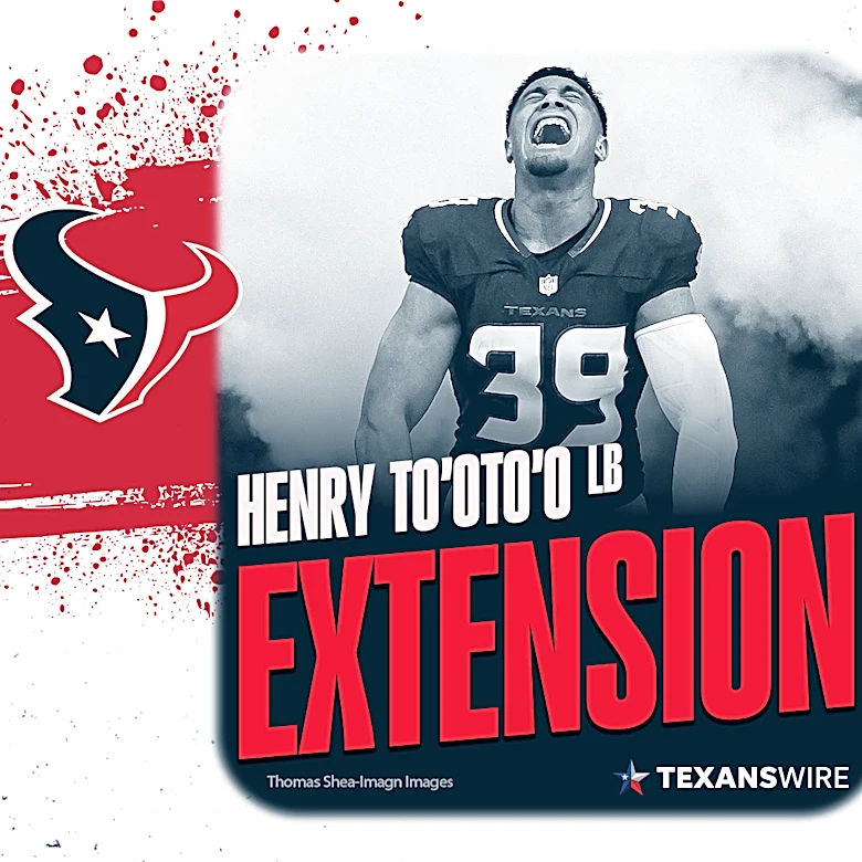Texans lock up LB Henry To'oTo'o on a two-year, $16 million extension
