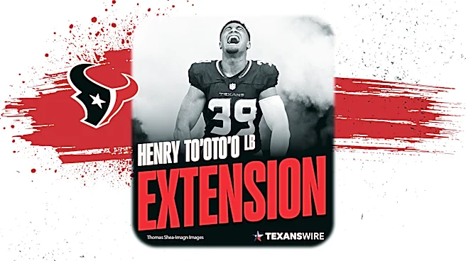 Texans lock up LB Henry To'oTo'o on a two-year, $16 million extension