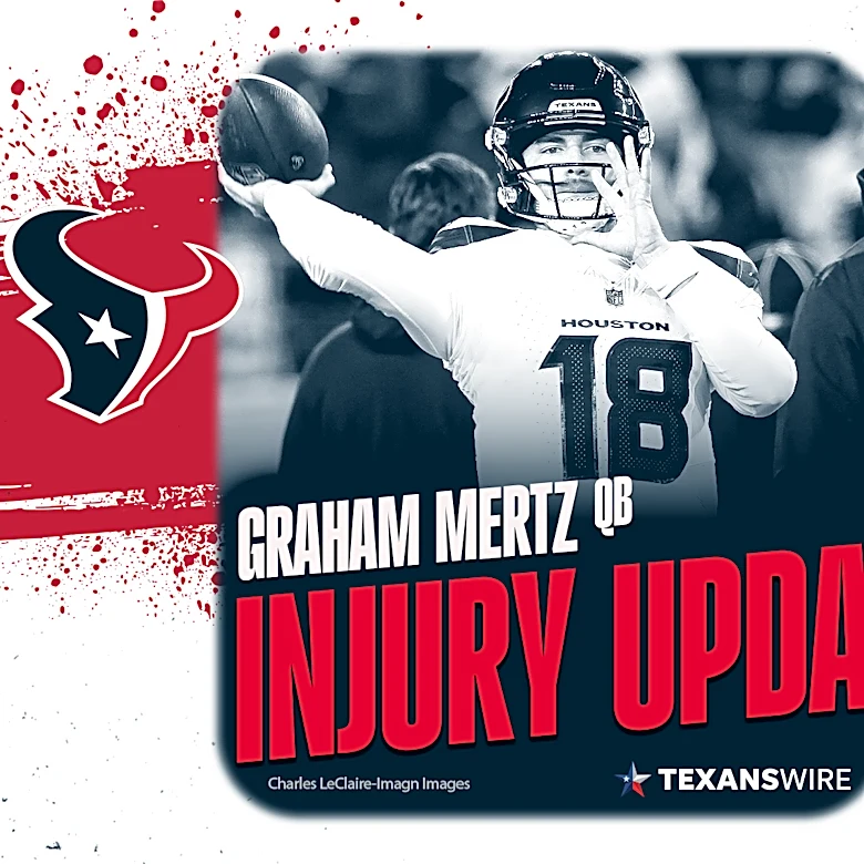 Texans backup QB Graham Mertz leaves game vs. Chargers with knee injury