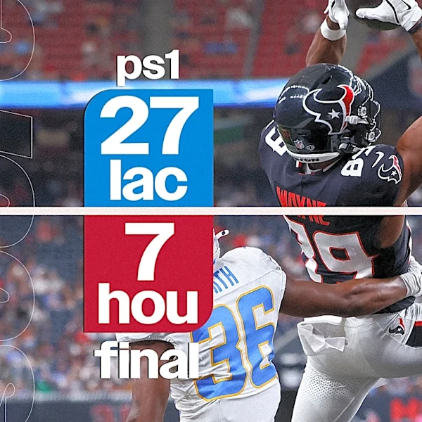 Recap: Marlin Klein shines in debut, Texans squander scoring chances in loss to Chargers