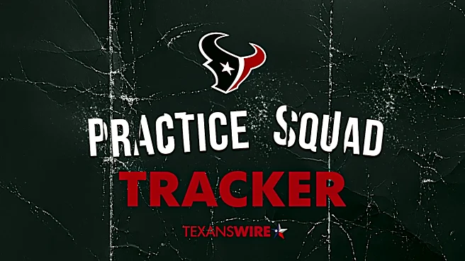 Houston Texans' 2026 practice squad tracker