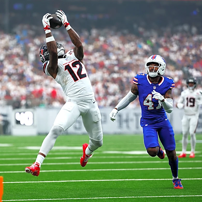 WATCH: Texans' C.J. Stroud connects with Nico Collins for TD right before halftime