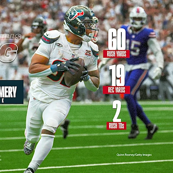 Texans Wire's Week 1 Player of the Game: RB David Montgomery