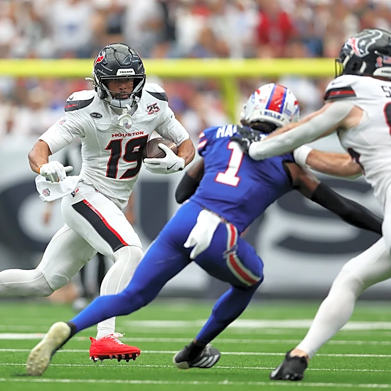 How does WR Nico Collins' injury affect Xavier Hutchinson in fantasy?