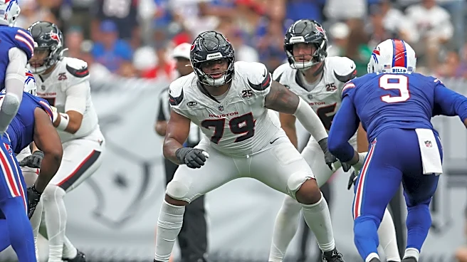 Texans OC Nick Caley praises OL's performance in Week 1 loss