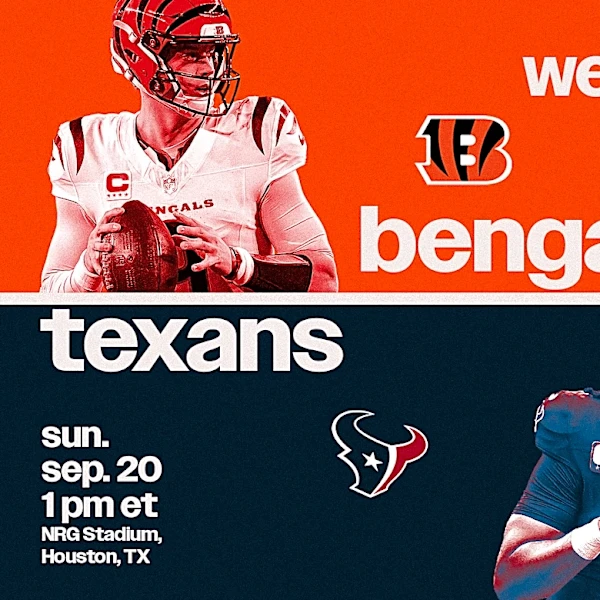 Texans vs. Bengals live updates: Start time, highlights TV channel