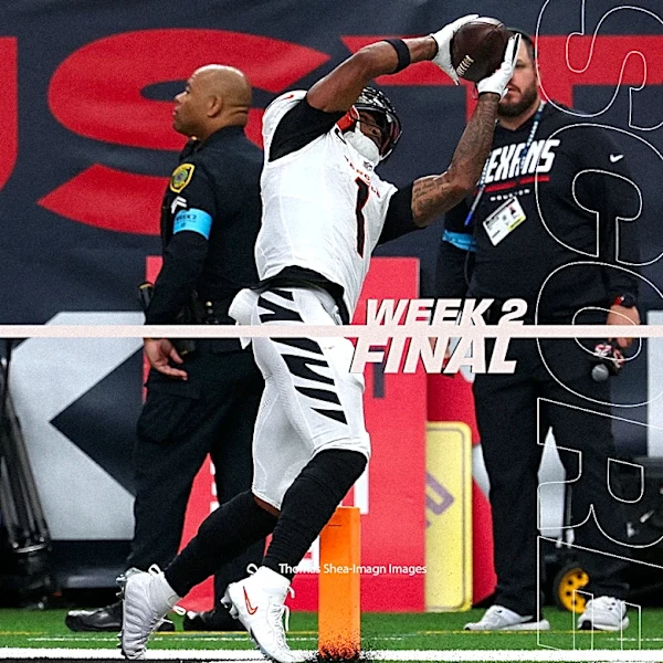 Recap: Texans offense stalls, Burrow and Chase connect in Bengals' Week 2 win