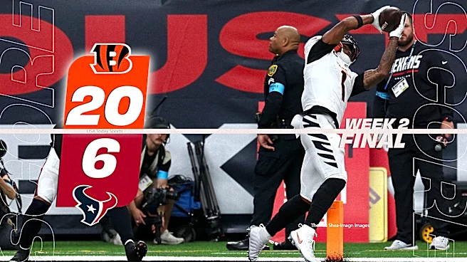 Recap: Texans offense stalls, Burrow and Chase connect in Bengals' Week 2 win