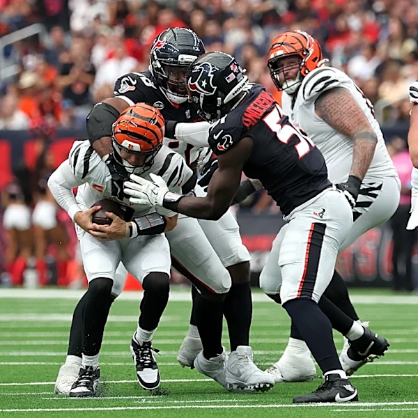 WATCH: Texans gets fifth sack of the game versus Bengals