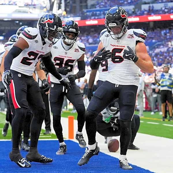 WATCH: S Reed Blankenship gets first INT with Houston Texans
