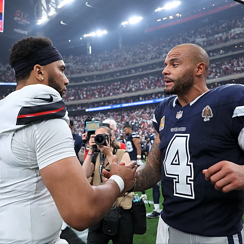 Dak Prescott, C.J. Stroud's postgame conversation goes viral after Cowboys' win vs. Texans