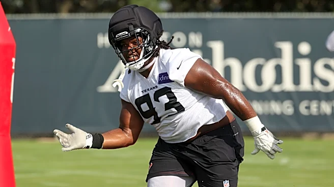 Texans DL Kayden McDonald back back practice following ankle injury, status unknown for Titans game
