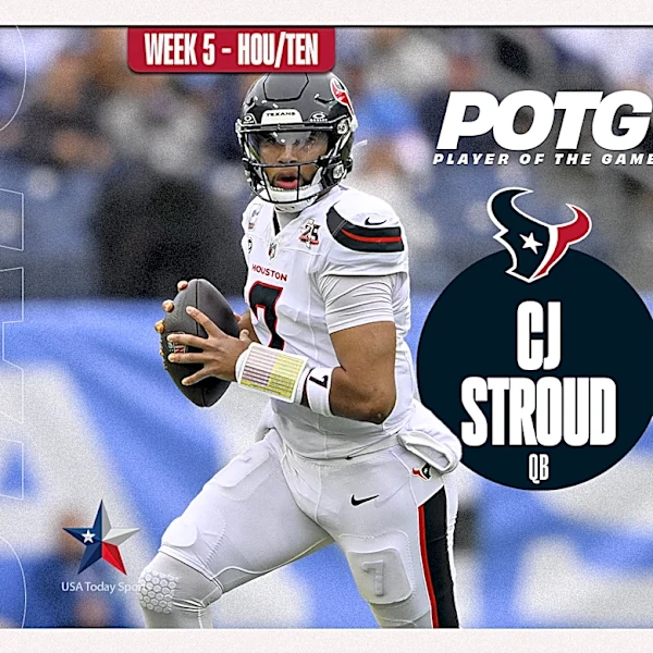Texans Wire Week 5 Player of the Game: QB C.J. Stroud