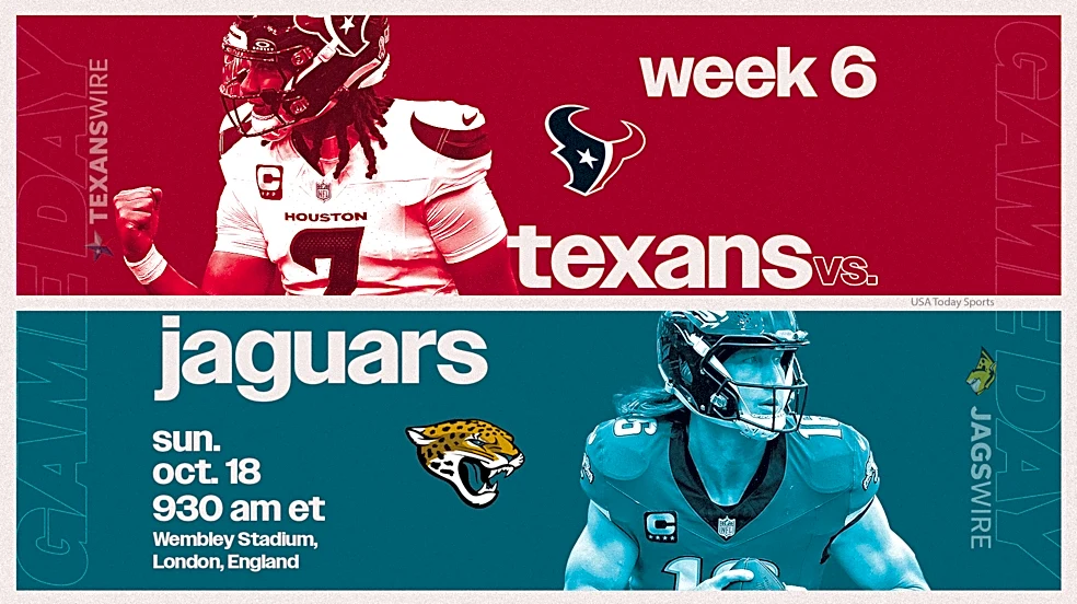 What TV channel is Texans vs. Jaguars on today? Time, TV schedule