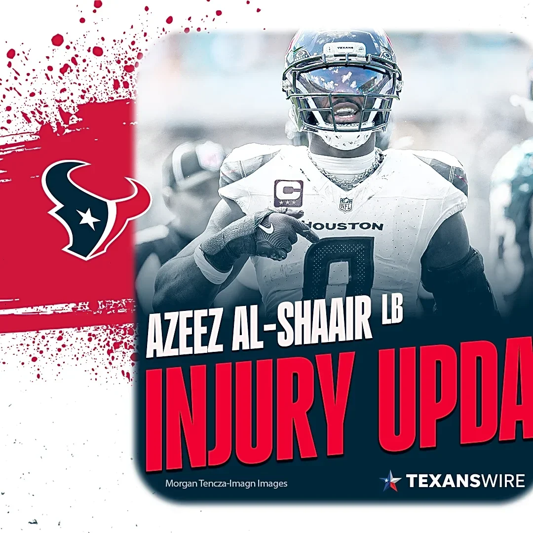Azeez Al-Shaair injury update: Texans LB leaves early vs. Jaguars in Week 6