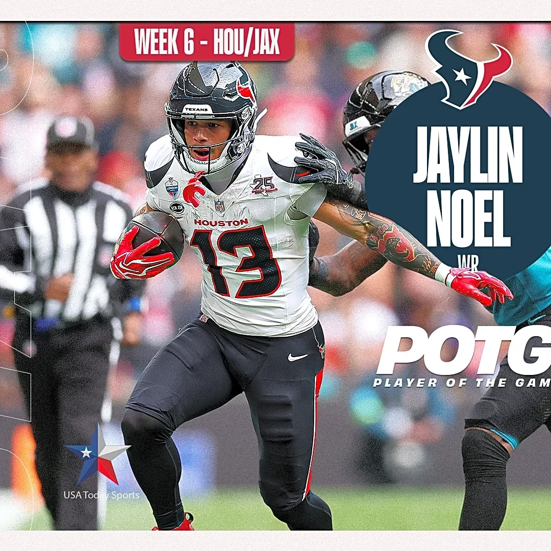 Texans Wire Player of the Game: WR Jaylin Noel