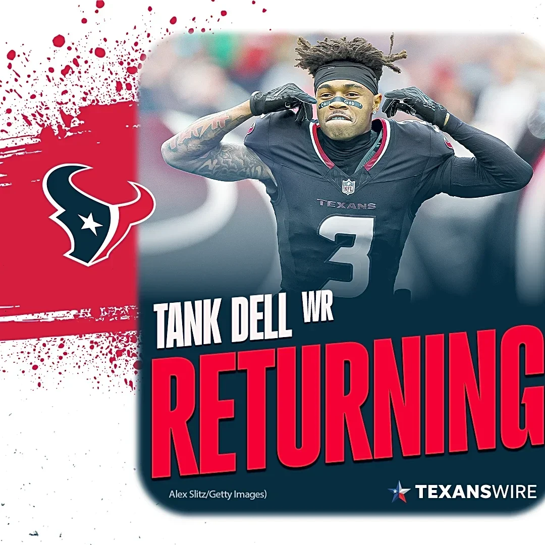 Texans HC DeMeco Ryans announces WR Tank Dell's return in Week 7