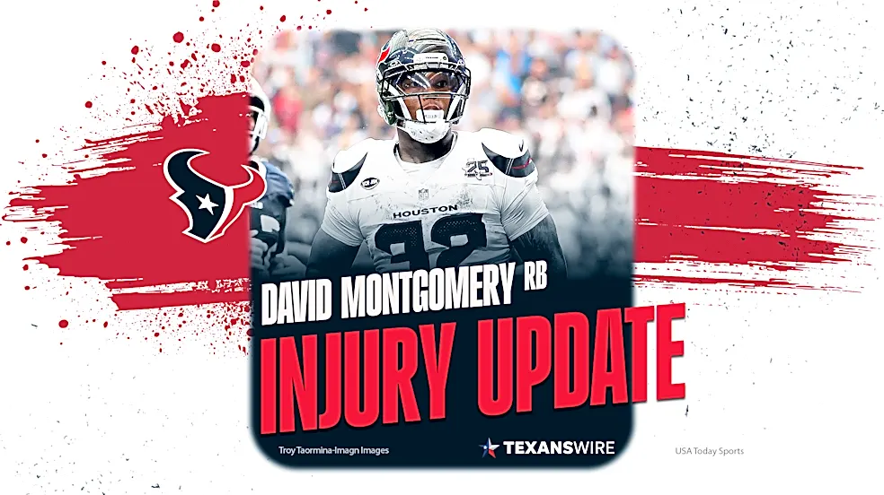 Texans lose RB David Montgomery in Week 7 with groin injury