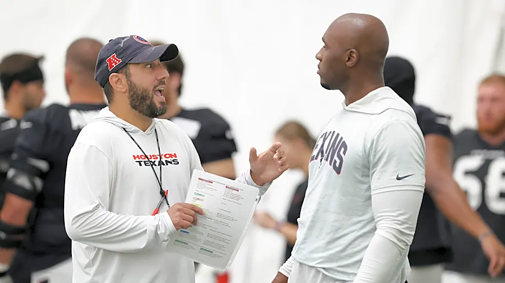 Everything Texans OC Nick Caley said ahead of Week 7 game vs Giants