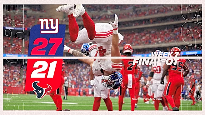 Recap: Skattebo runs rampant in Giants' overtime win over Texans