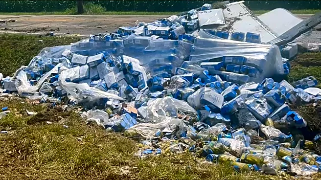 Truck hauling pickles overturns, spills cargo in Pickaway County