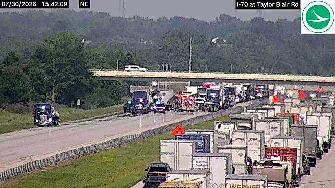 I-70 west closed in Madison County after tractor-trailer crash