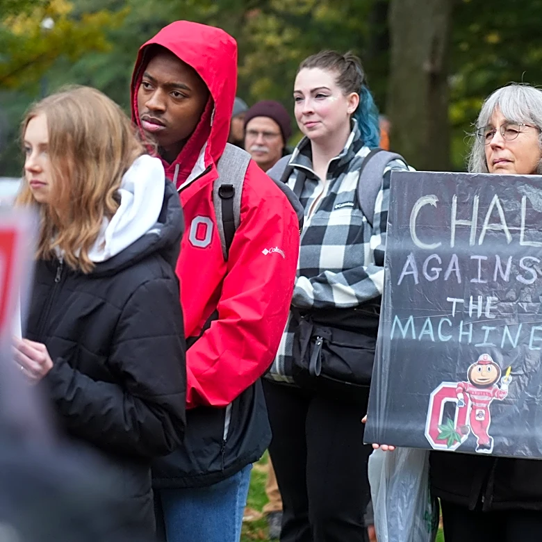 ACLU demands OSU end chalking ban, says it targeted pro-Palestine speech