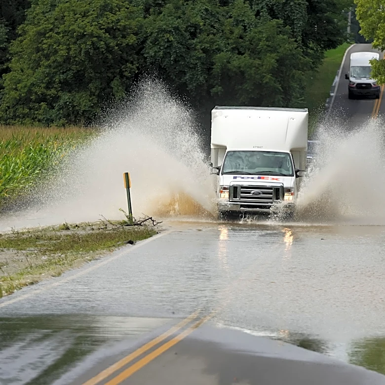 2 women rescued from water after flooding of homeless camp in Blacklick