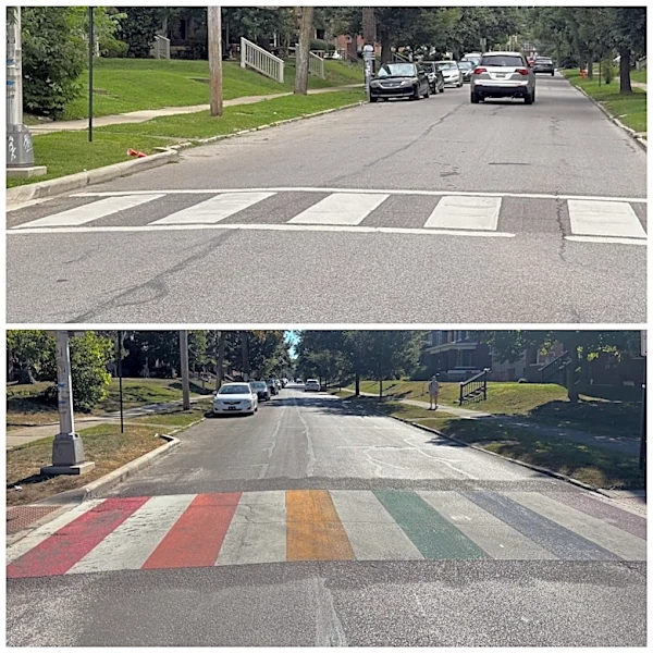 Federal government asked Columbus to remove rainbow crosswalks after study