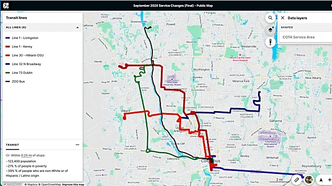 COTA hosting open house on new OSU bus line, modified Dublin route