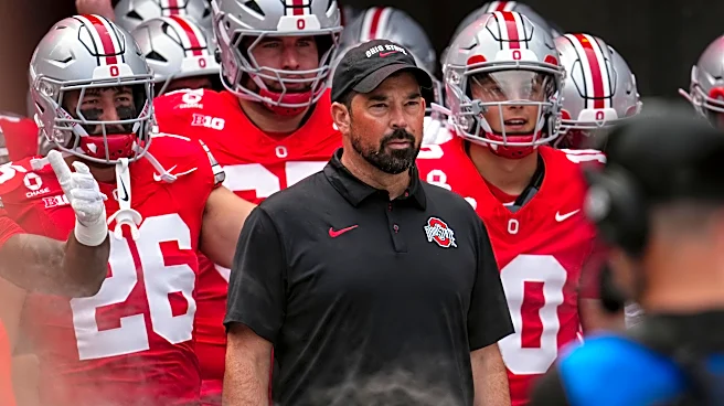 Ohio State coach Ryan Day speaks to media before Texas. Watch here