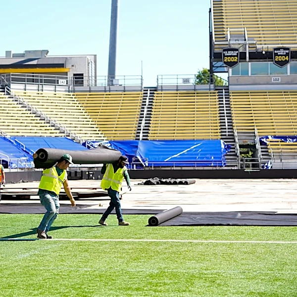 Historic Crew Stadium blanketed in dirt ahead of weekend Supercross event