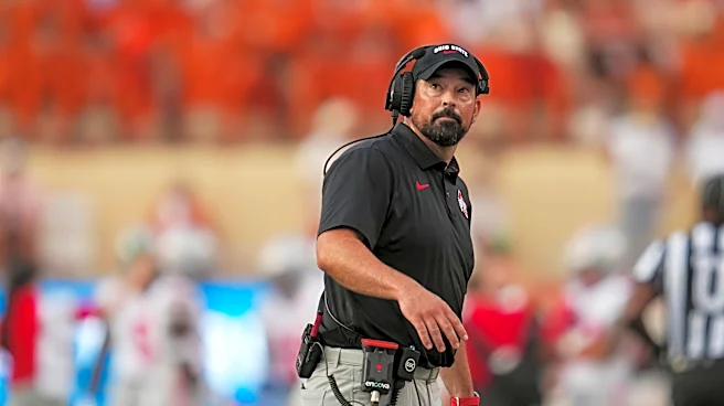 Ohio State coach Ryan Day has second thoughts on trying for a goal-line stop against Texas